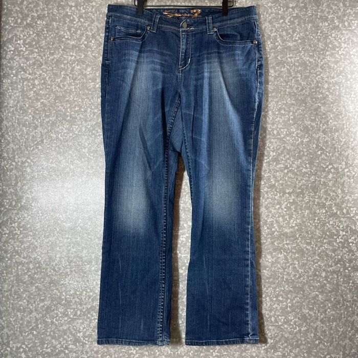 Seven 7 Seven7 Medium Wash Plus Size Mid Rise Bootcut Jeans - 18 | Grailed