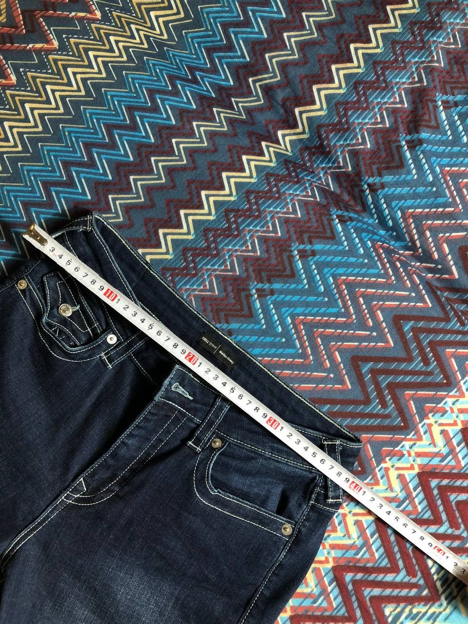 Japanese Brand × True Religion Crazy Crash Dirty Baggy Faded Jean Japan Avant Garde Style Size US 31 - 6 Thumbnail