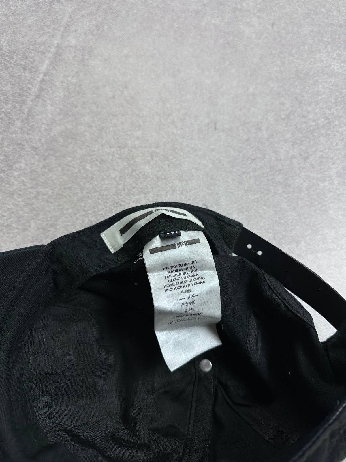 Alexander McQueen Alexander McQueen MCQ Black Cap Os Size ONE SIZE - 4 Thumbnail