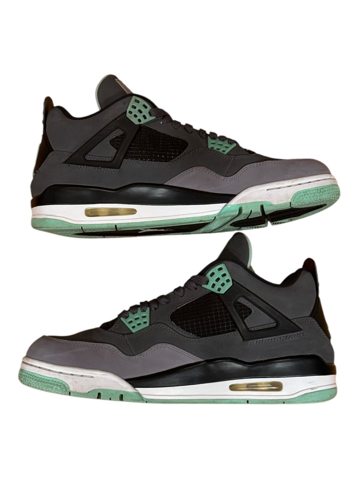 Jordan Brand × Nike Jordan 4 Retro ‘Green Glow’ Size US 11 / EU 44 - 2 Thumbnail