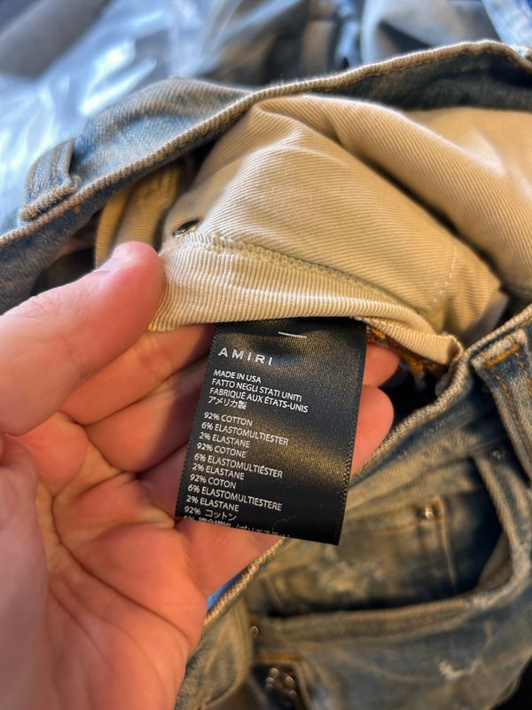 Amiri Amiri MX2 Clay Indigo Denim Jeans Size US 33 - 14 Thumbnail