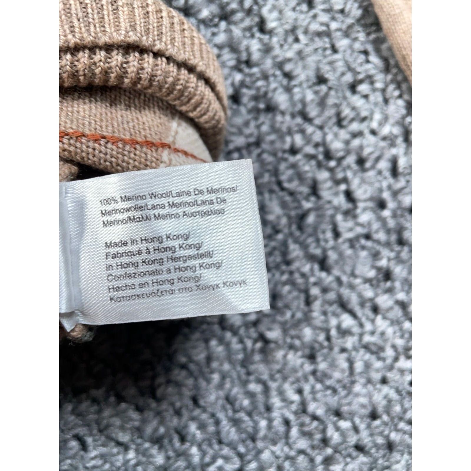 Brooks Brothers VINTAGE Brooks Brothers Sweater Adult Large Beige Wool Argyle Diamond 1/4-Zip Pullover Mens Size US L / EU 52-54 / 3 - 4 Thumbnail
