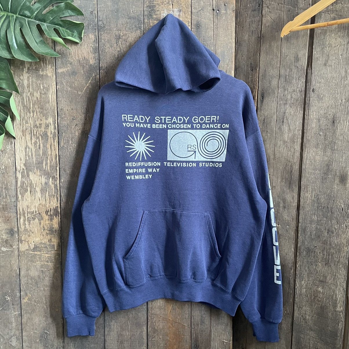 Jerzees × Vintage Vintage 90’s Rediffusion Televison Studio Hoodie Size US L / EU 52-54 / 3 - 1 Thumbnail