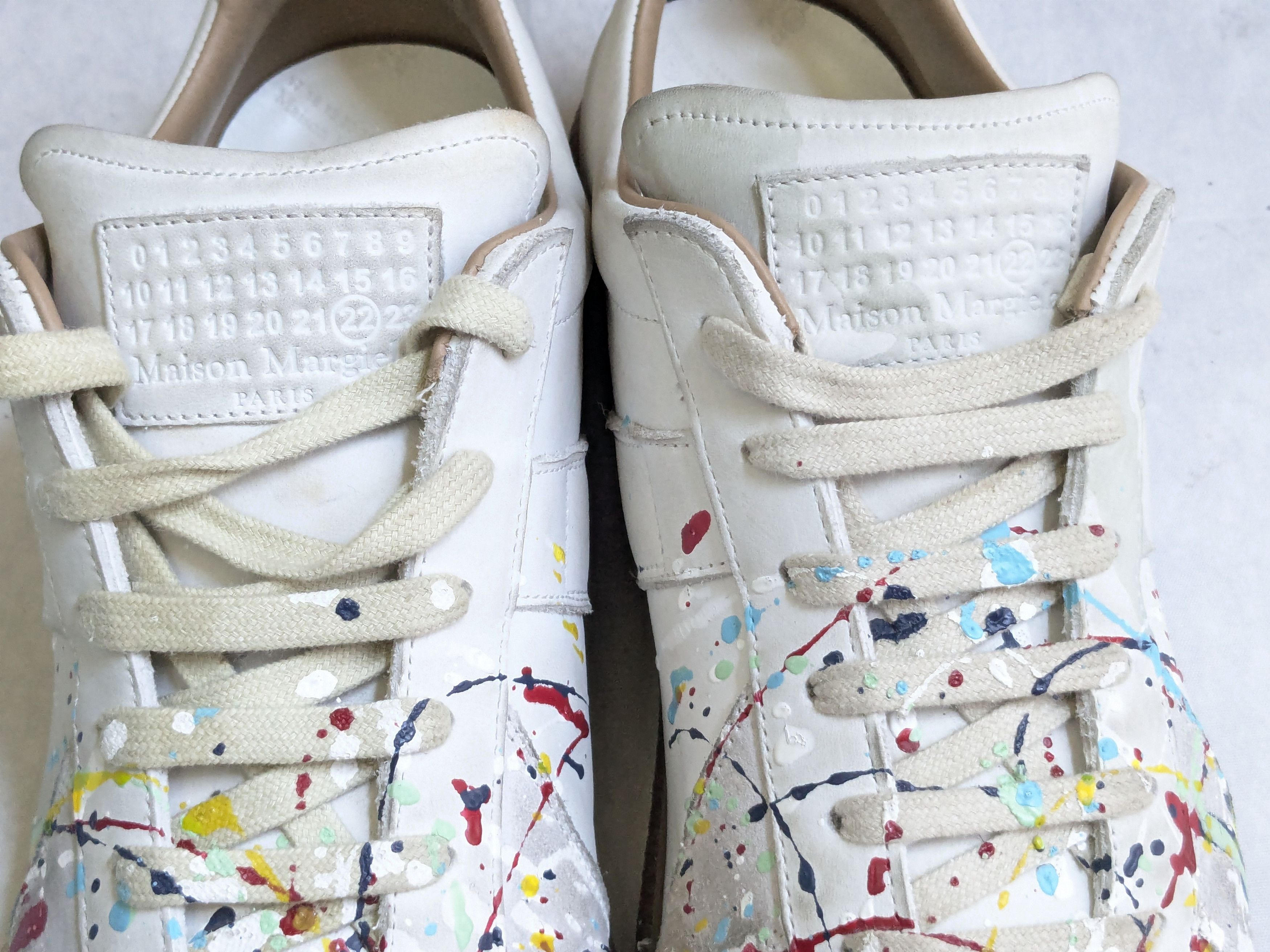 Maison Margiela Maison Margiela Replica GAT Sneaker 46.5 13.5 Paint Splatter Size US 13 / EU 46 - 7 Thumbnail