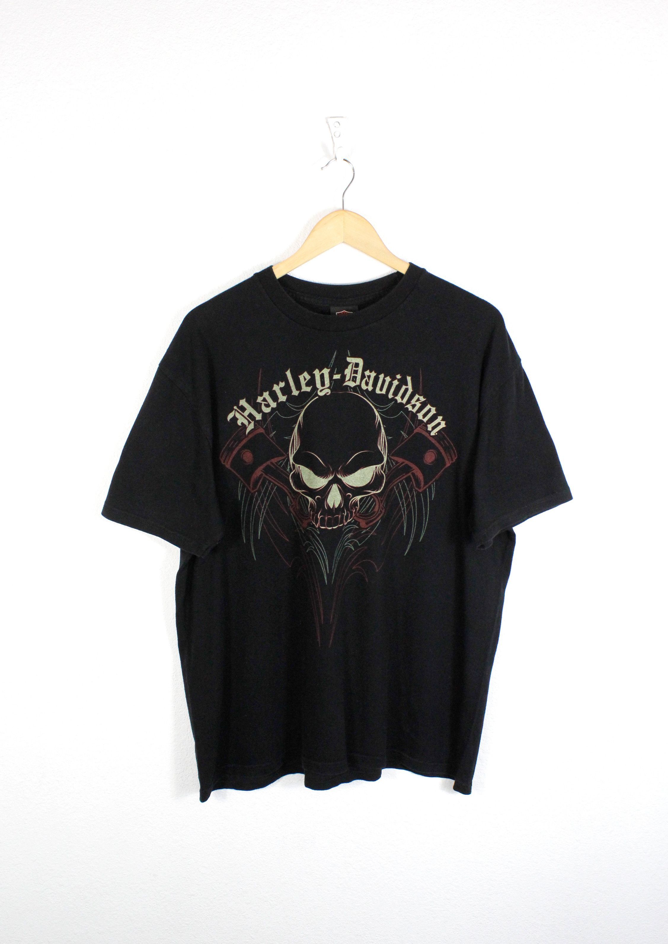 Harley Davidson × West Coast Choppers Harley Davidson Scotland Y2K 2000s Graphic Tee T-shirt XL Size US XL / EU 56 / 4 - 1 Thumbnail