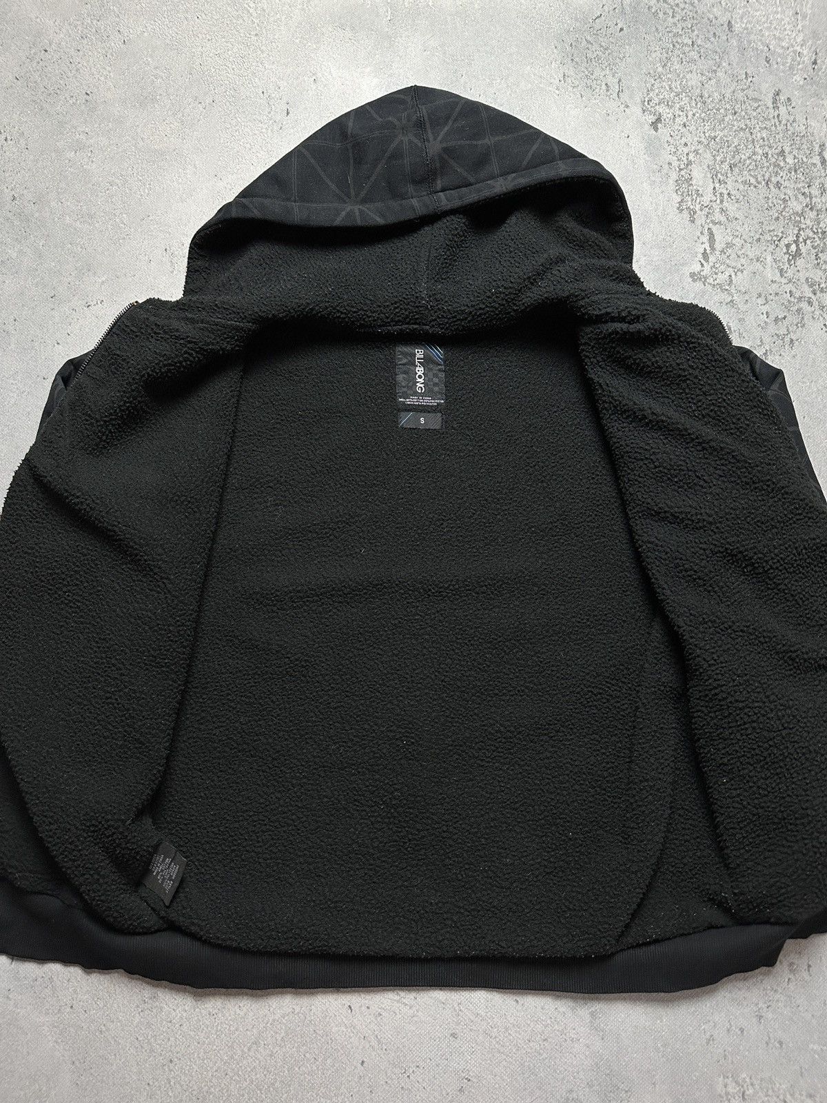 Vintage Billabong Zip Hoodie Embroidery Big Logo y2k SWAG