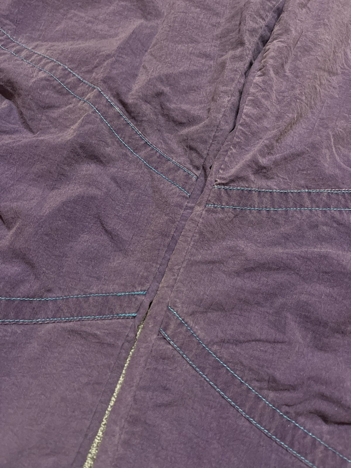 Nike × Vintage Vintage 80s Nike Purple Track Pants Size US 30 / EU 46 - 9 Thumbnail