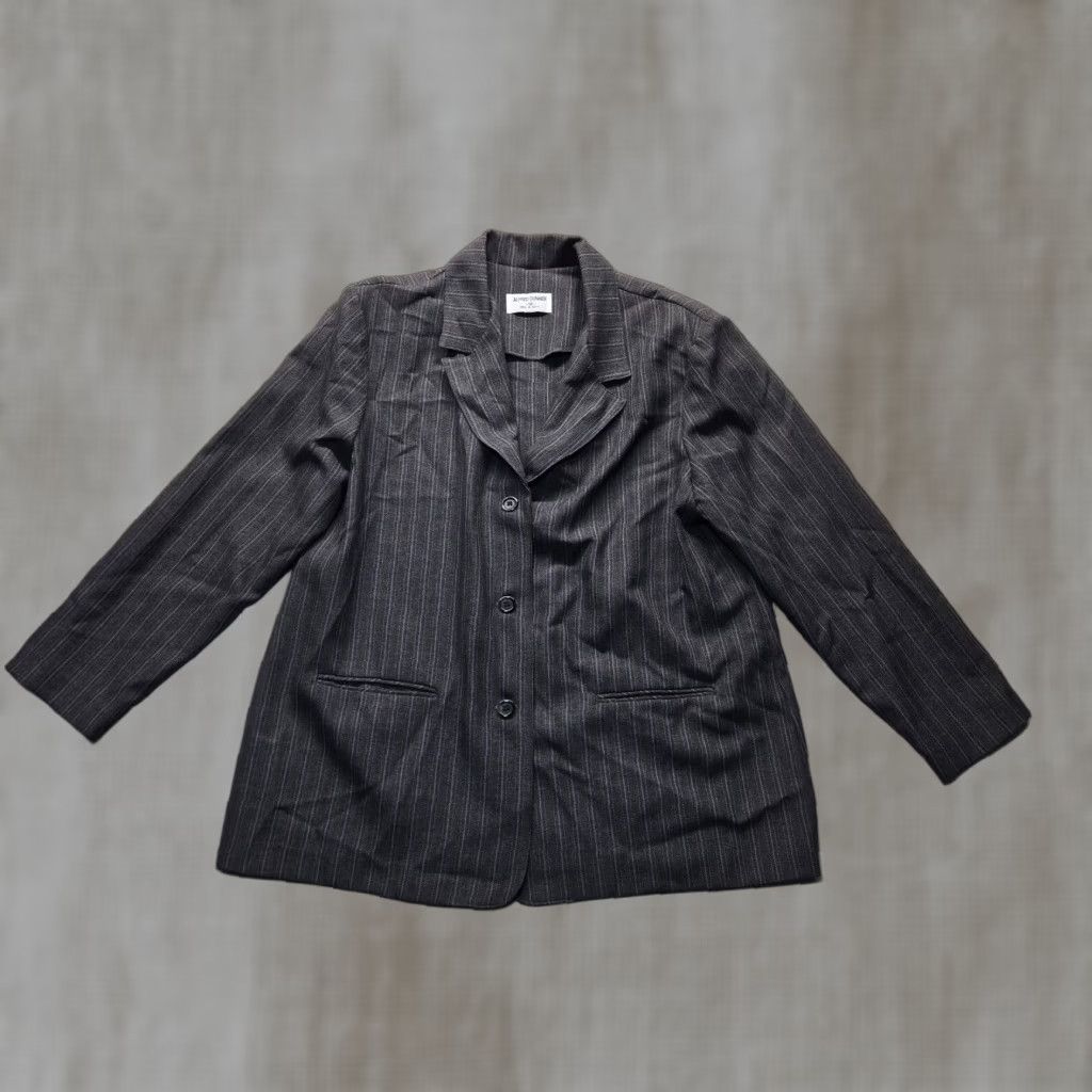 Vintage Alfred Dunner Black Dress Jacket Coat Adult Women's Size 18 18 Black Alfred Dunner Dress Jacket Coat Women Adult Size 18 Black Size XXL / US 16-18 / IT 52-54 - 1 Thumbnail