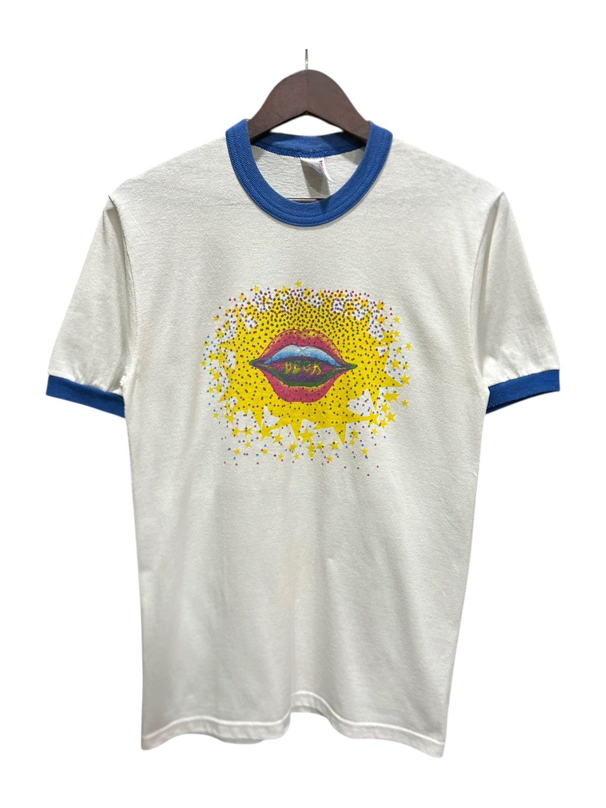 Vintage 2000s Beck Alternative Indie Band Ringer Tee