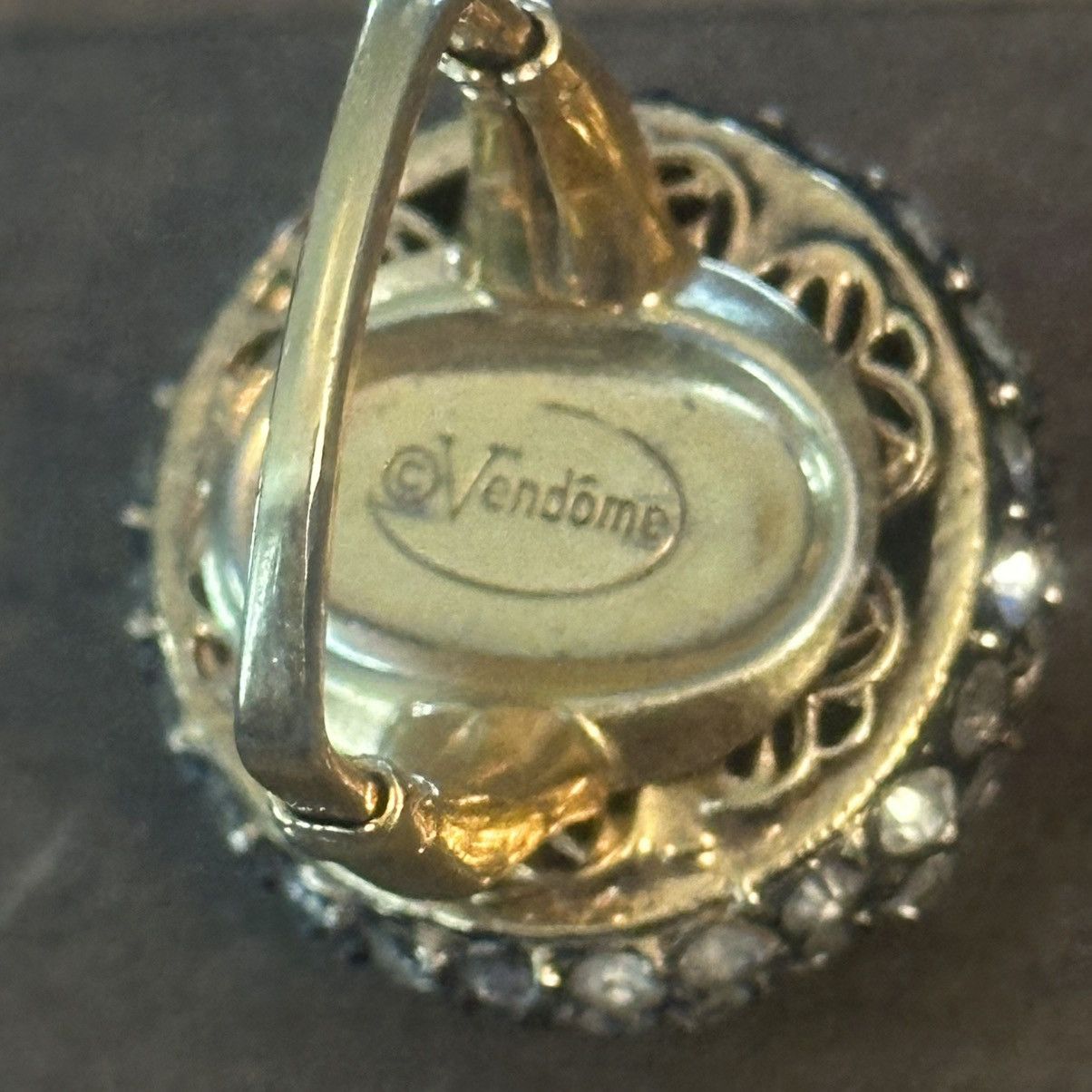 Other × Vintage Vintage Vendome paved crystal dome cocktail ring Size ONE SIZE - 3 Thumbnail