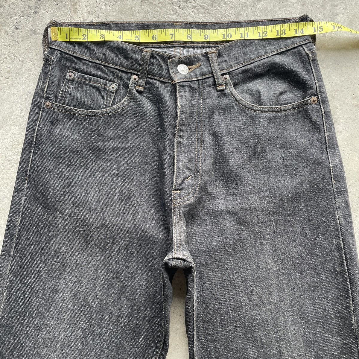 Levi's Vintage Clothing W29x29💥 Vintage Levis 503 J-22 Black Jeans Pants Denim Size US 29 - 5 Thumbnail