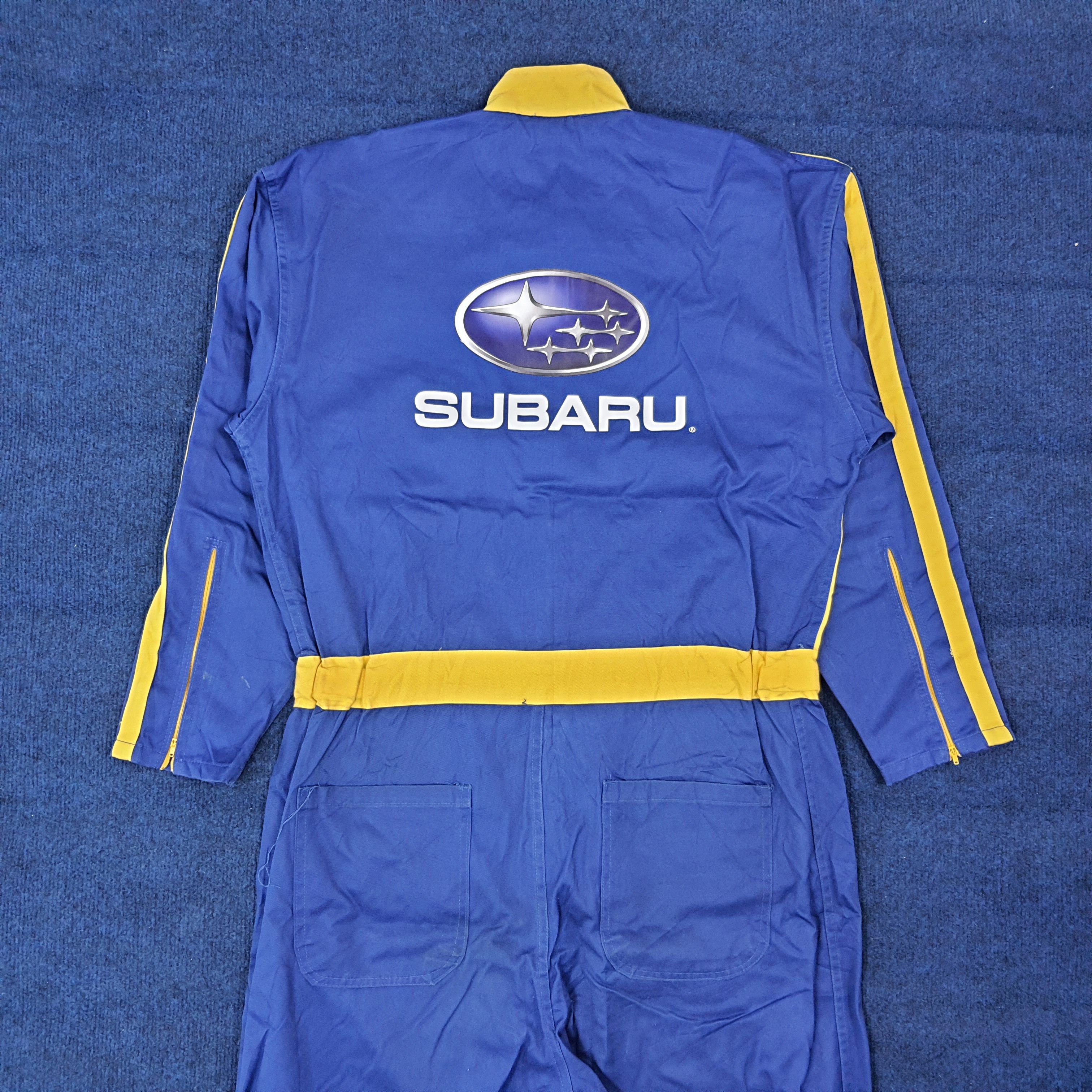 Japanese Brand Vintage Subaru Racing Motorsports Coverall C274N6 Size US L / EU 52-54 / 3 - 1 Thumbnail