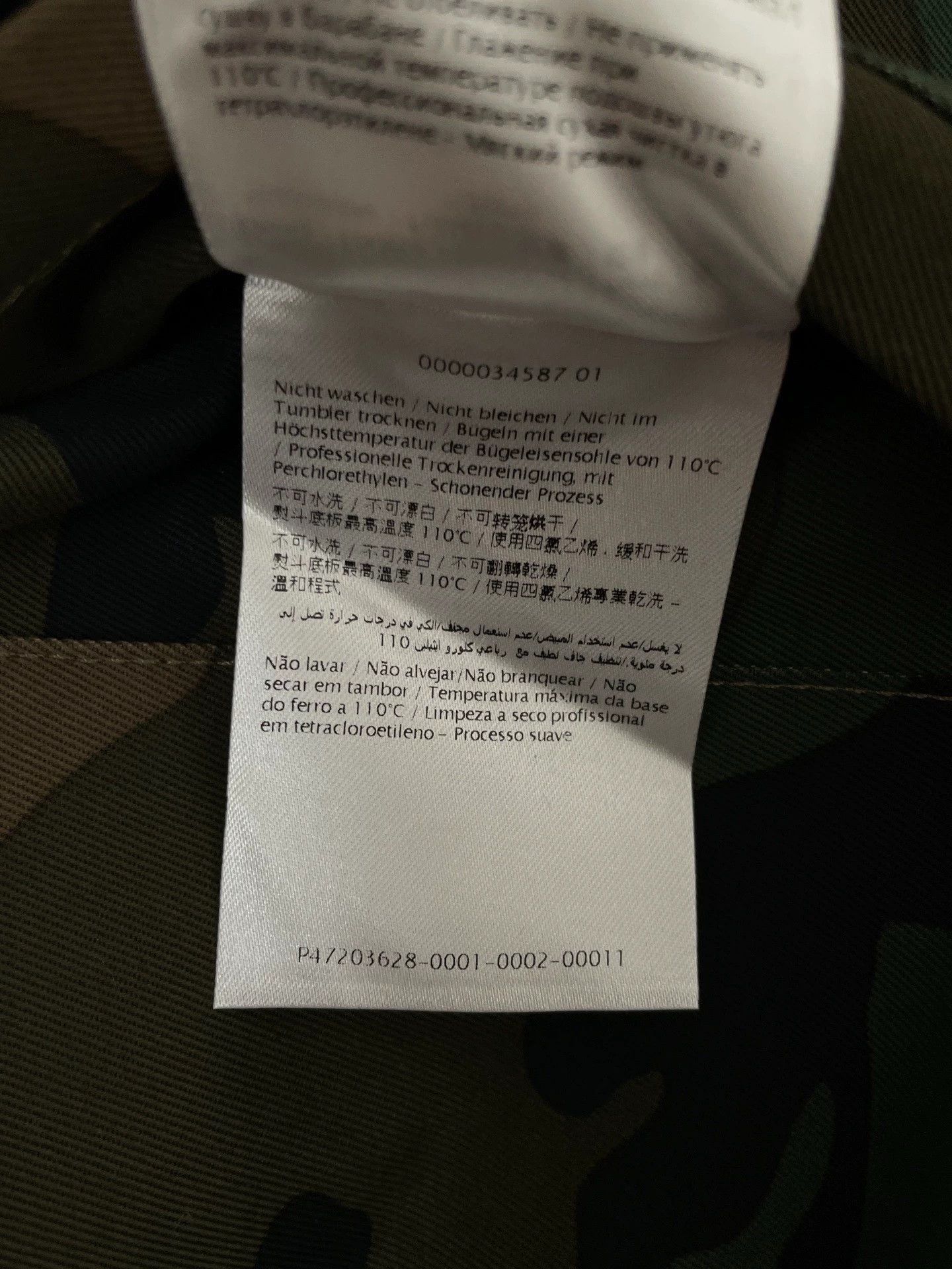 Valentino Valentino Butterfly Camo Embroidered Military Green Jacket Size M / US 6-8 / IT 42-44 - 9 Thumbnail