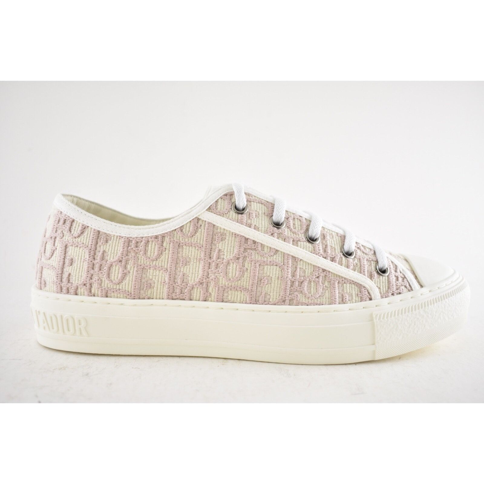 Dior Dior Walk'N'Dior Powder Nude Flat Low Top Trainer Sneaker 40 Size US 10 / IT 40 - 2 Thumbnail