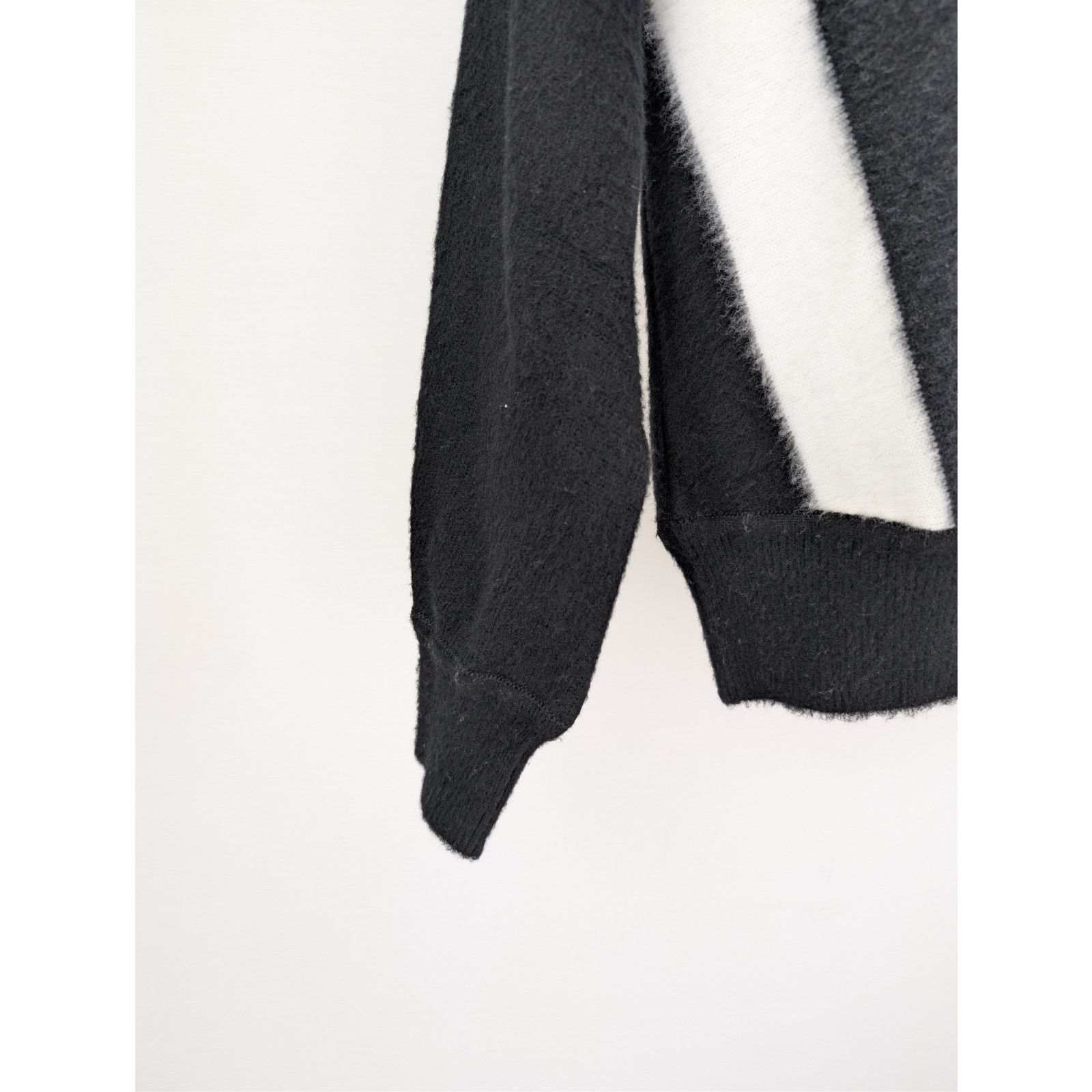Saint Laurent Paris o1rshd1 graphic-print wool jumper sweater Sweatshirt Size US M / EU 48-50 / 2 - 6 Thumbnail