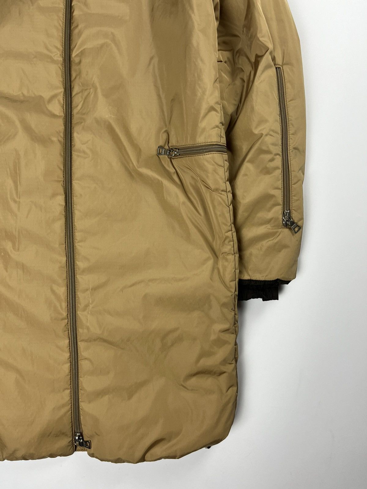 Prada Prada Linea Rossa Camel Asymmetric Zipper Jacket FW 1999 Size M / US 6-8 / IT 42-44 - 4 Thumbnail