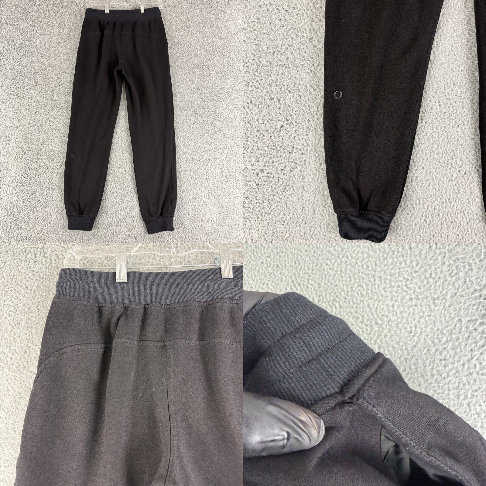 Lululemon Lululemon Scuba High-Rise Jogger Women Size 4 Black Cotton Fleece Sweatpants Size 27" / US 4 / IT 40 - 8 Thumbnail