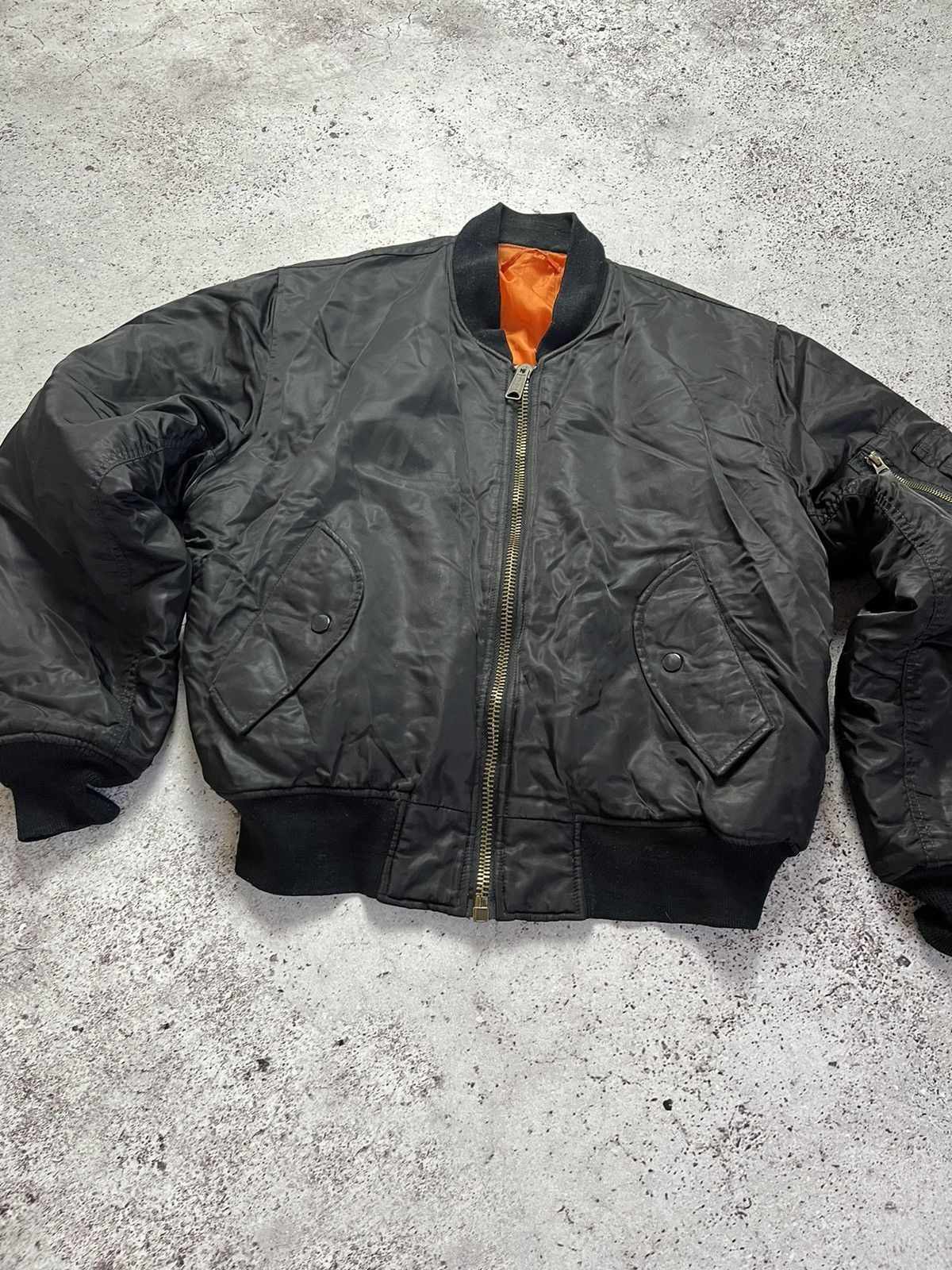 Alpha Industries × Vintage 💣Vintage Ma-1 Bomber Alpha Industries Bomber Style Size US M / EU 48-50 / 2 - 6 Thumbnail