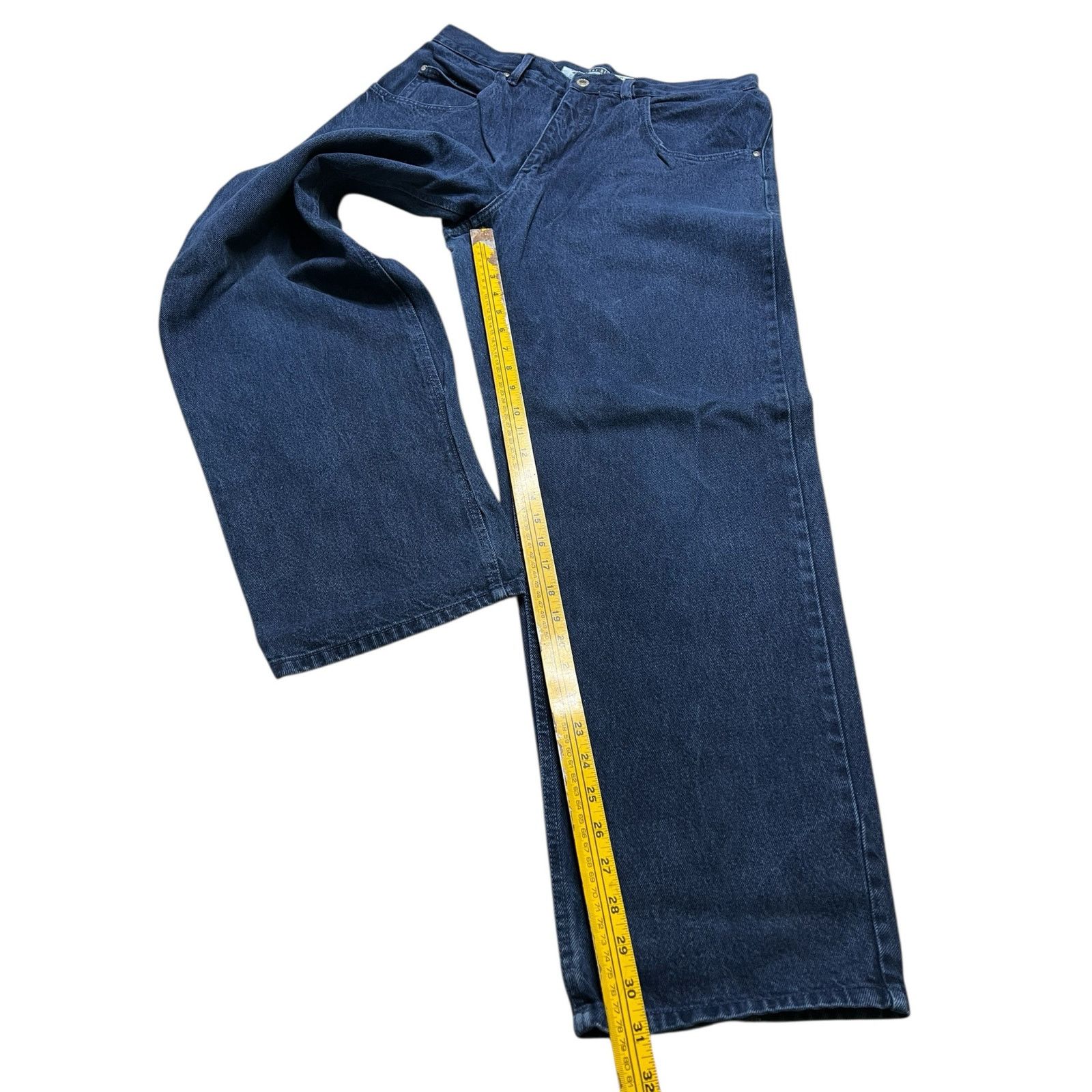 Anchor Blue Vintage 90s Anchor Blue Baggy Jeans37x31) Wide Leg USA Talon Size US 38 / EU 54 - 5 Thumbnail