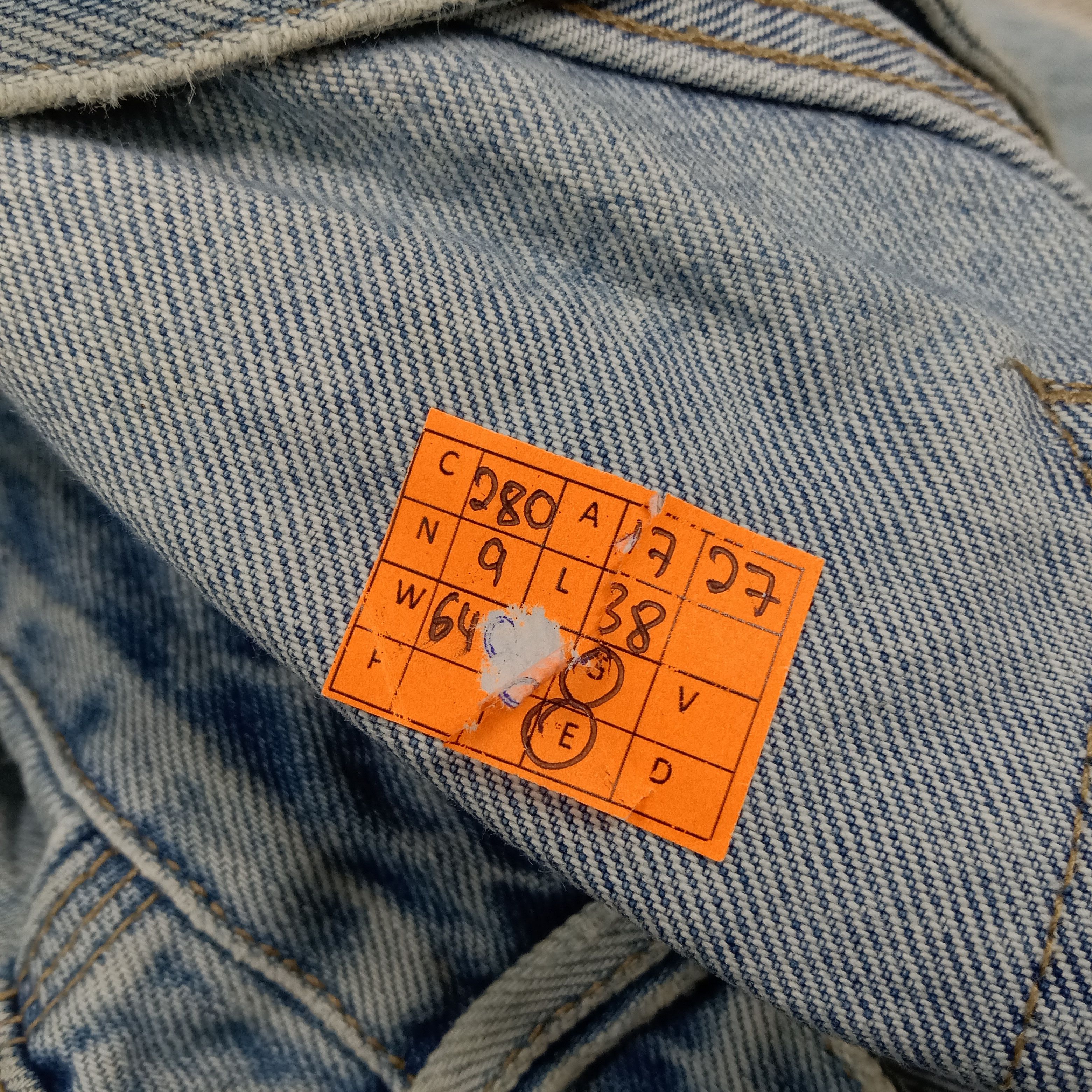 Andy Warhol Andy Warhol X Billabong Selvedge Denim Jeans C280N9 Size US 35 - 16 Thumbnail
