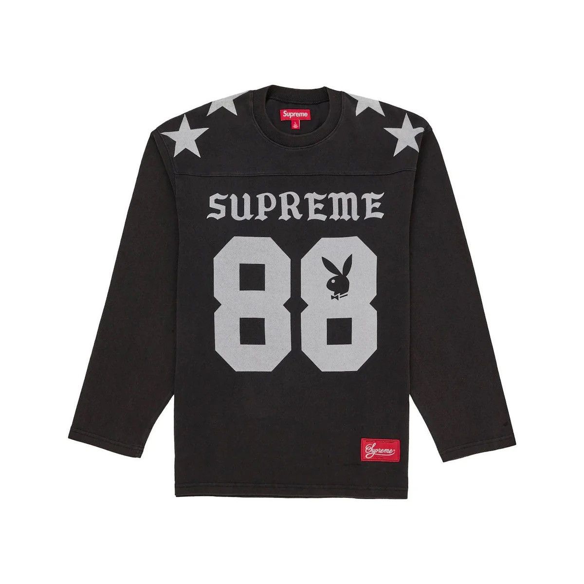 Supreme Supreme 99 L/S Football Top Black | Grailed
