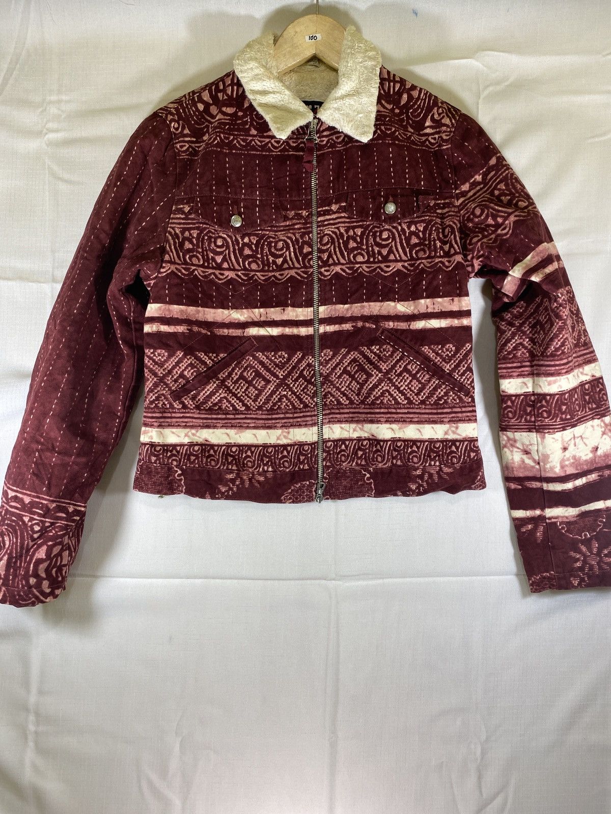 Jean Paul Gaultier aop zip denim sherpa jacket Size US XS / EU 42 / 0 - 1 Thumbnail
