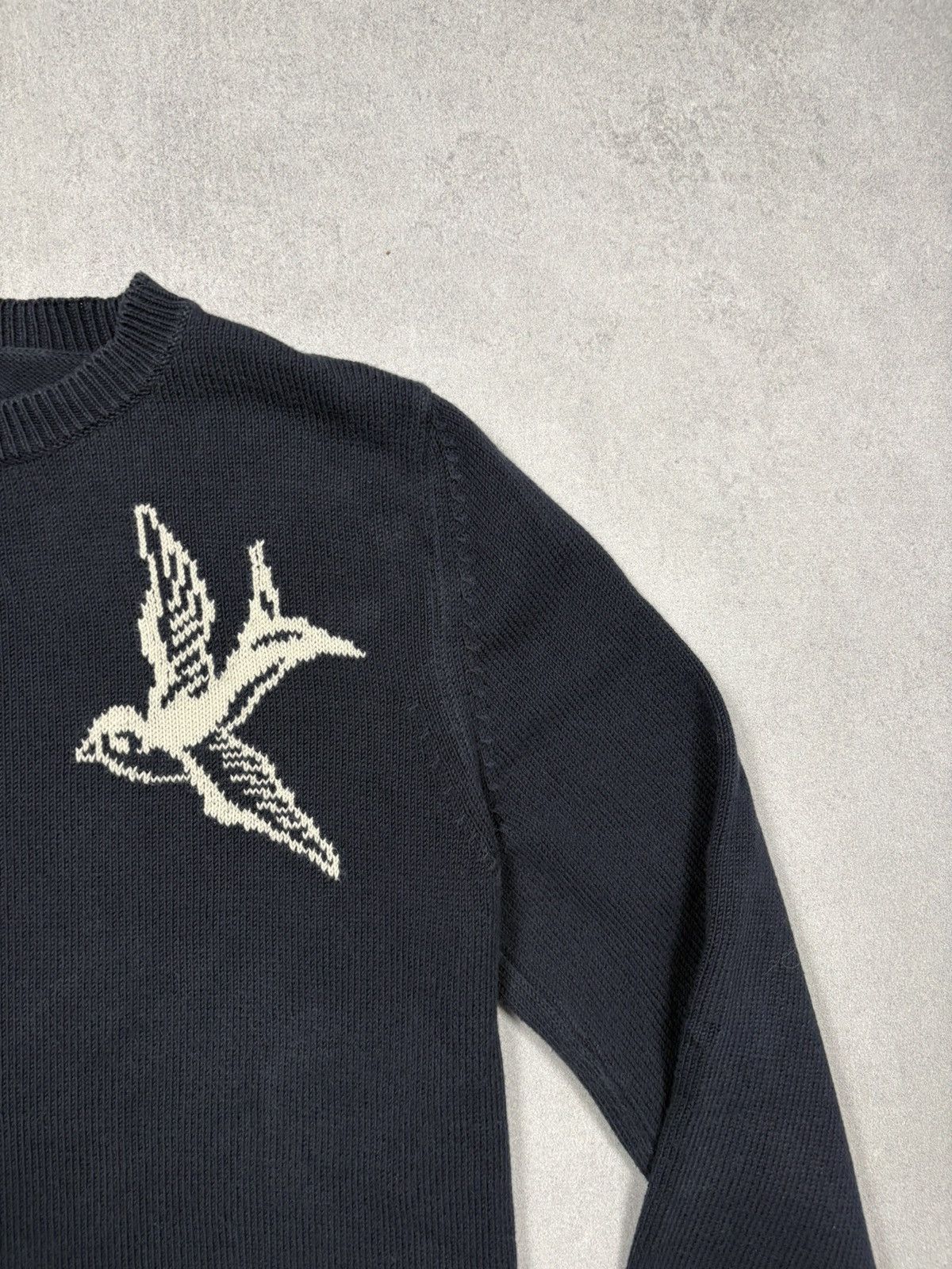 Weekend Max Mara Weekend Max Mara Knit Sweater With Swallow Motif Navy Size M Size M / US 6-8 / IT 42-44 - 2 Thumbnail