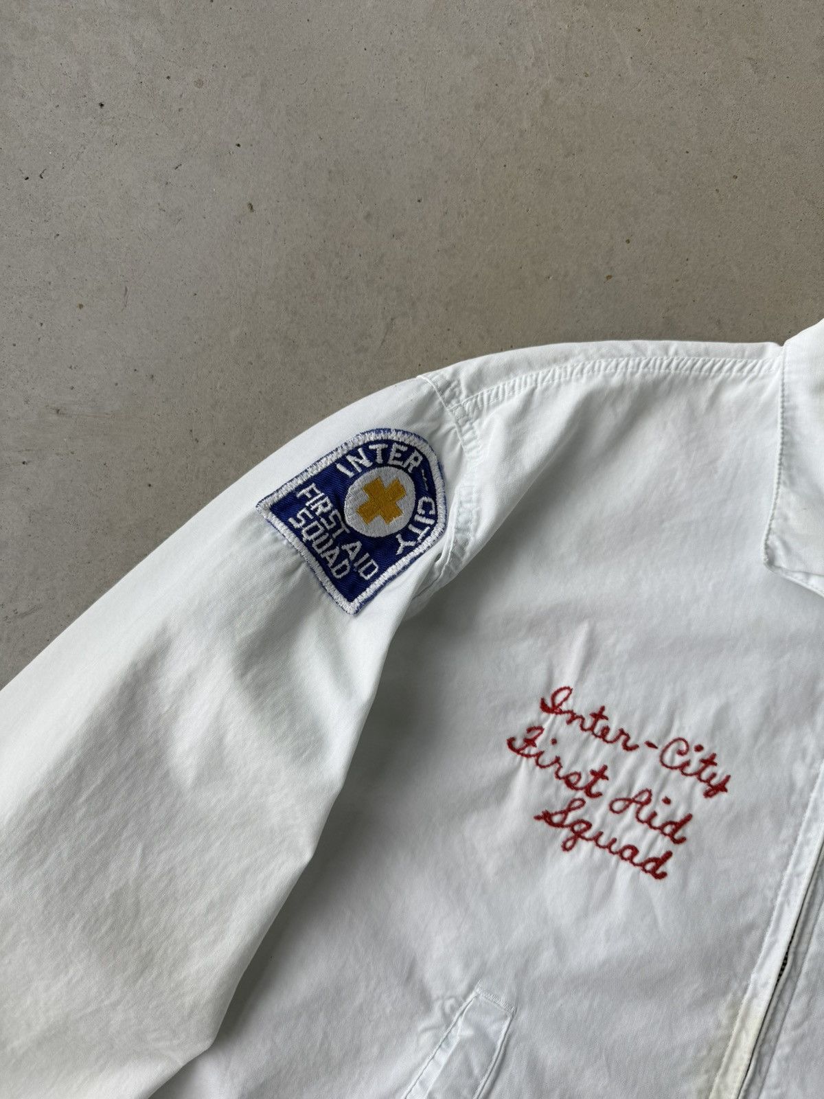 Vintage Vintage 70’s Inter City First Aid Chain Stitched Work Jacket Size US M / EU 48-50 / 2 - 6 Thumbnail