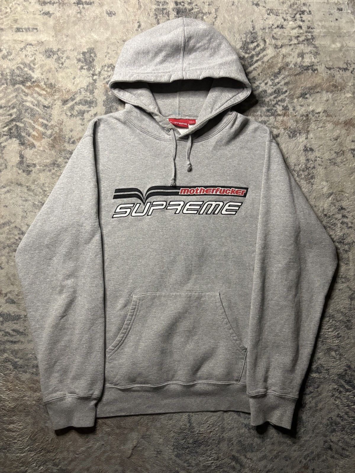 Supreme Grey Motherfucker Hoodie | Grailed