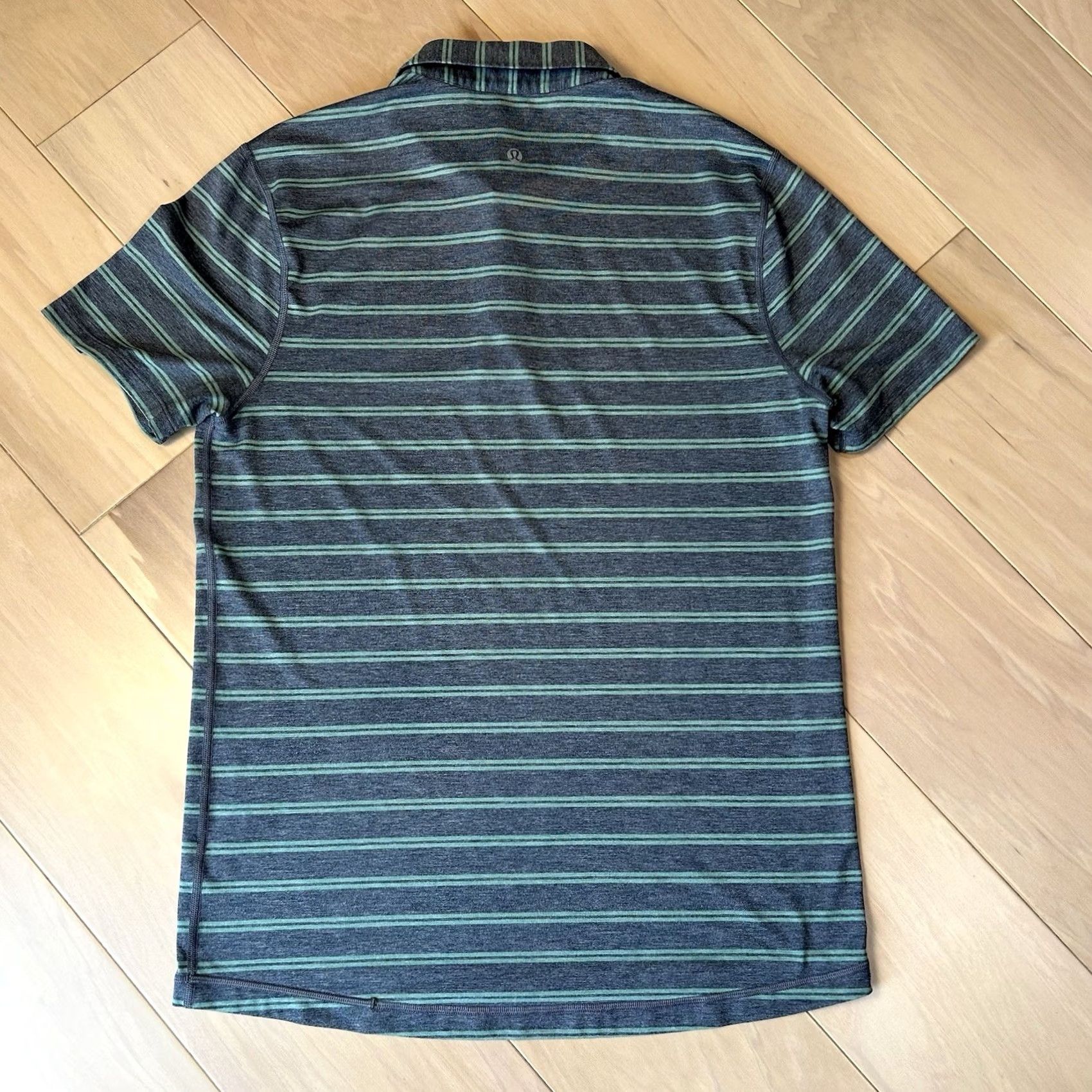 Lululemon Lululemon Propel Polo Striped Shirt Short Sleeve Men’s Medium Size US M / EU 48-50 / 2 - 3 Thumbnail