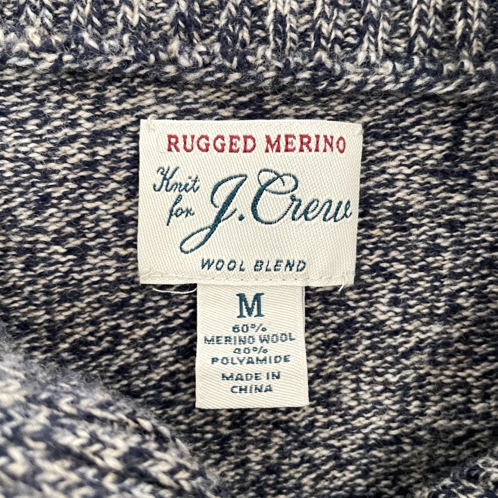 J.Crew VINTAGE J.CREW Sweater Adult Medium Long Sleeve Pullover Wool Knit Casual Men Size US M / EU 48-50 / 2 - 5 Thumbnail