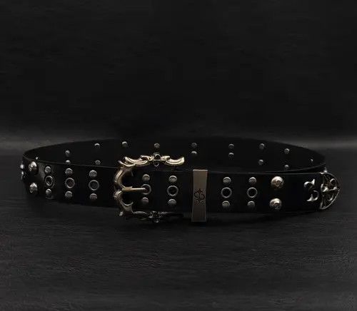 Other Studded Belt with Decorative Buckle Size ONE SIZE - 5 Thumbnail