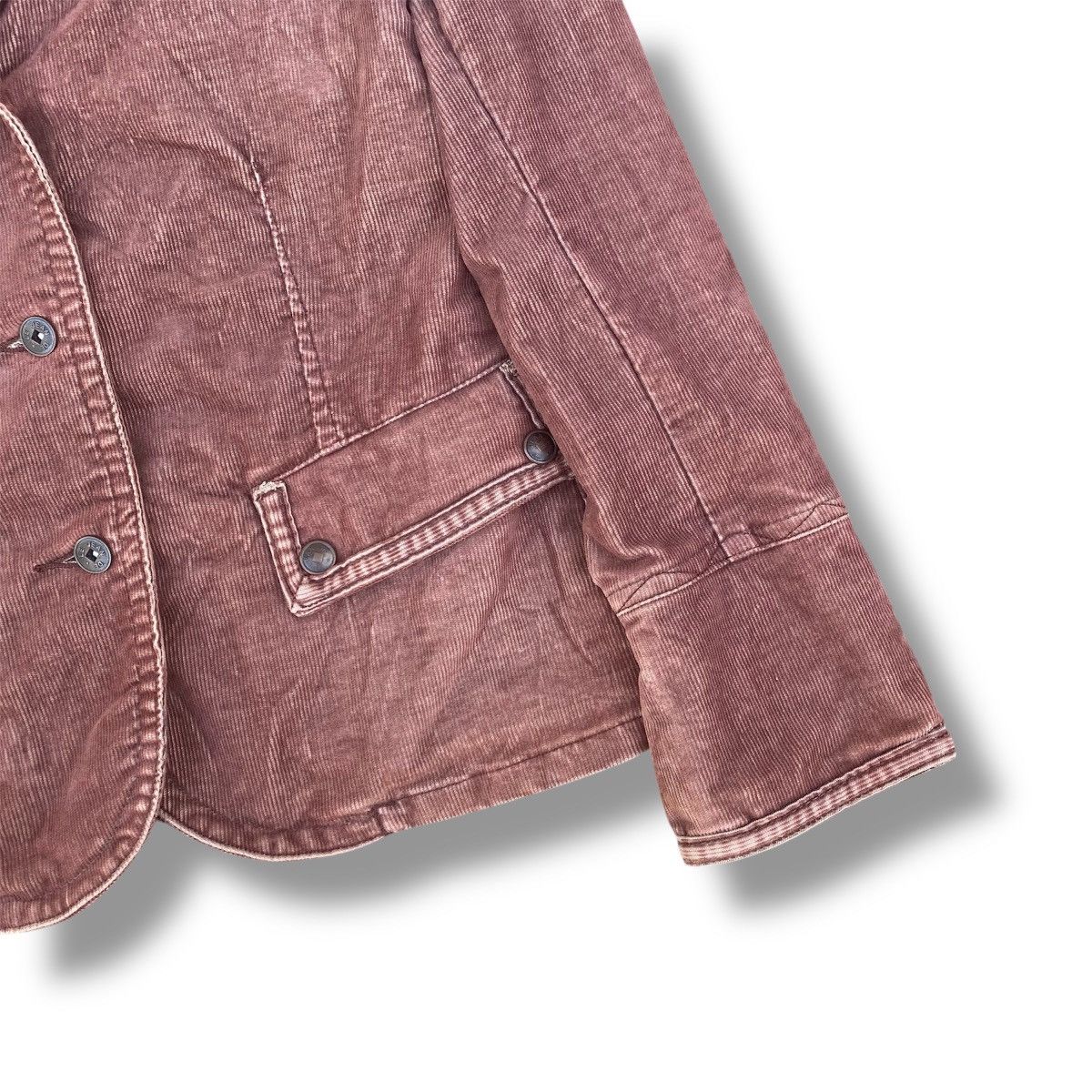 Marithe + Francois Girbaud Vintage 90s Marithe Francois Gibraud Corduroy Jacket. #F9 Size M / US 6-8 / IT 42-44 - 4 Thumbnail