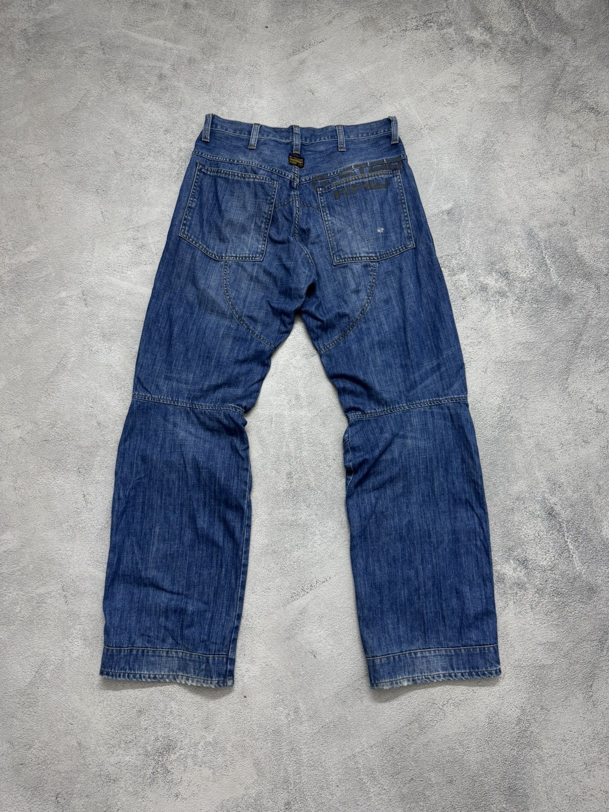 G-Star Vintage Y2k G Star Raw Big Logo Denim Jeans 00’s Size US 32 / EU 48 - 2 Thumbnail