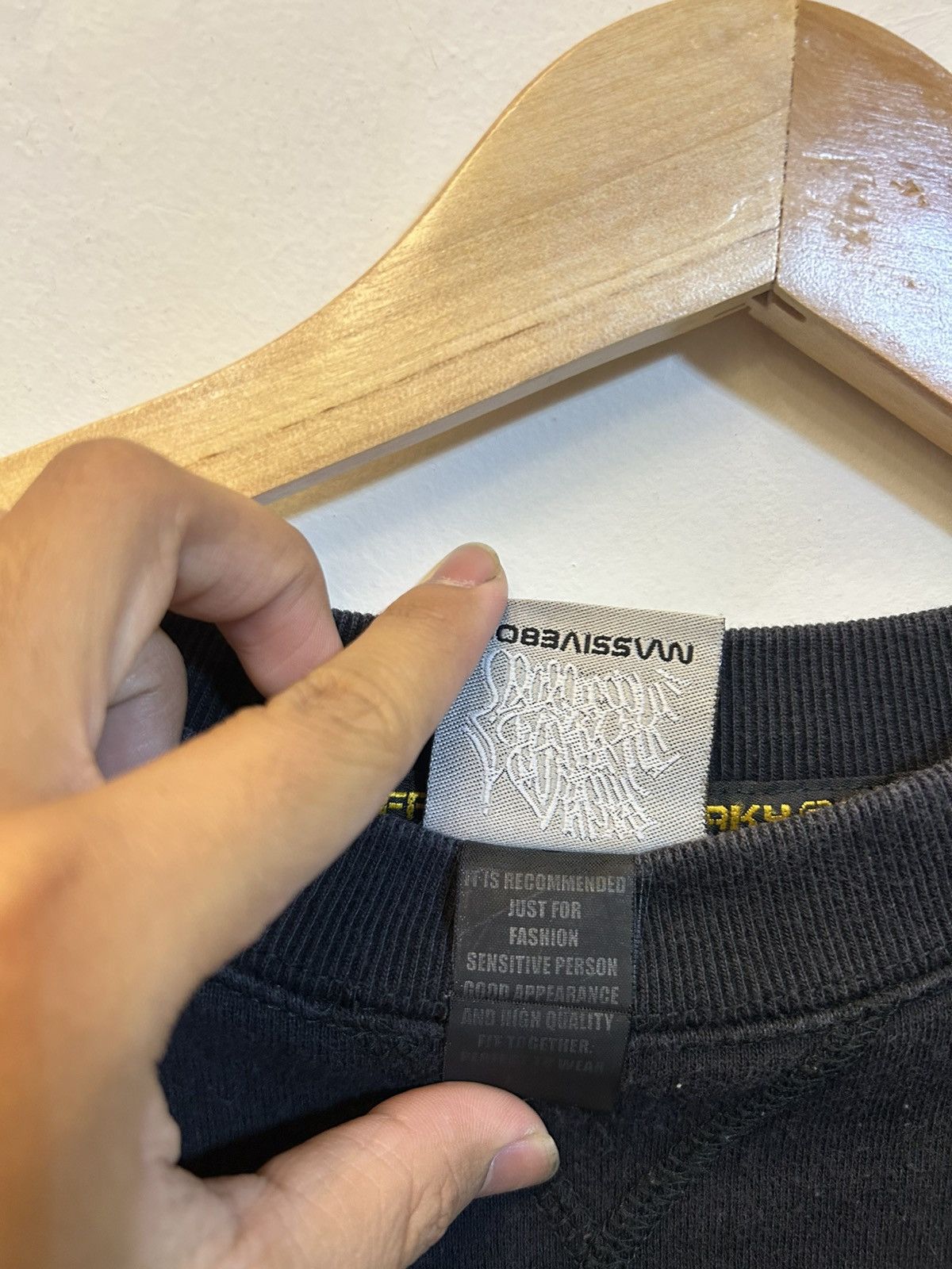 Japanese Brand Beautiful Sunfaded VTG Freaky Fellows "Massive 808" Big Logo Size US L / EU 52-54 / 3 - 9 Thumbnail