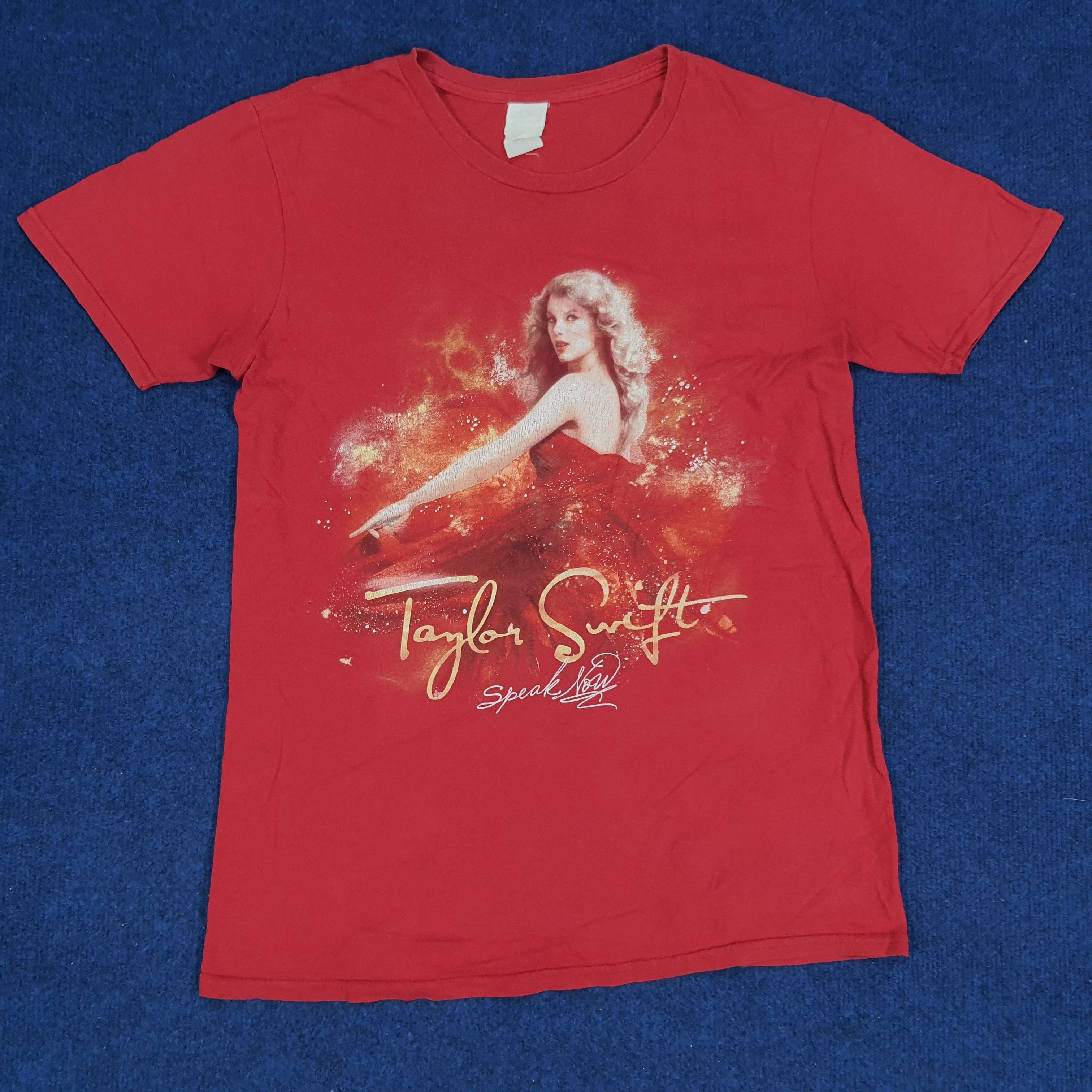 Band Tees × Vintage Vintage Taylor Swift Speak Now Tour Singer Tshirt Size US S / EU 44-46 / 1 - 1 Thumbnail