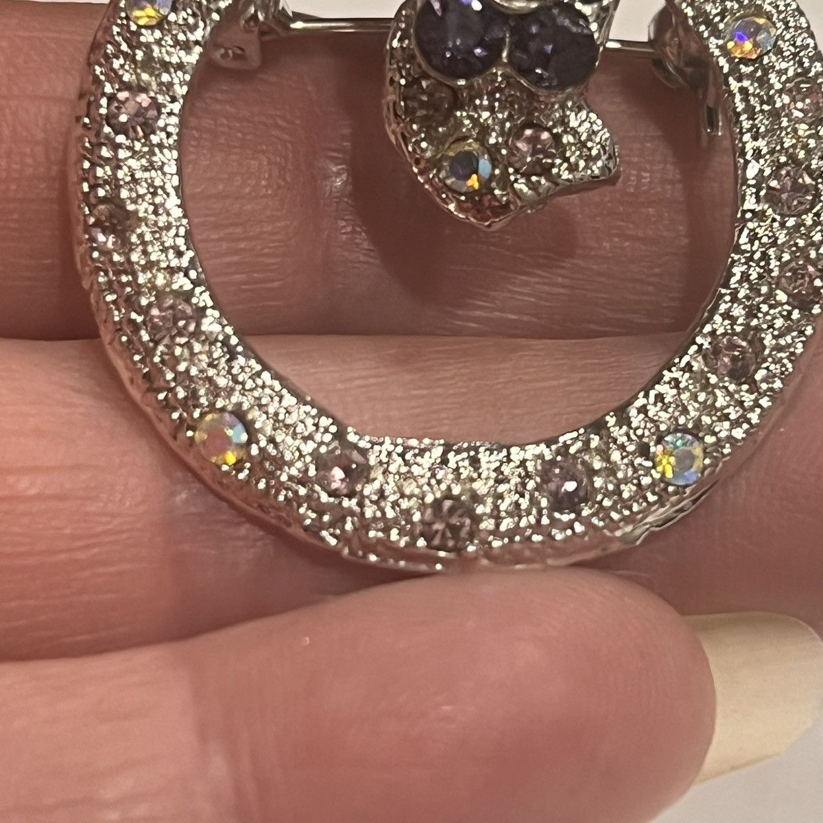 Unknown London Vintage Rhinestone Brooch Pin Size ONE SIZE - 4 Thumbnail