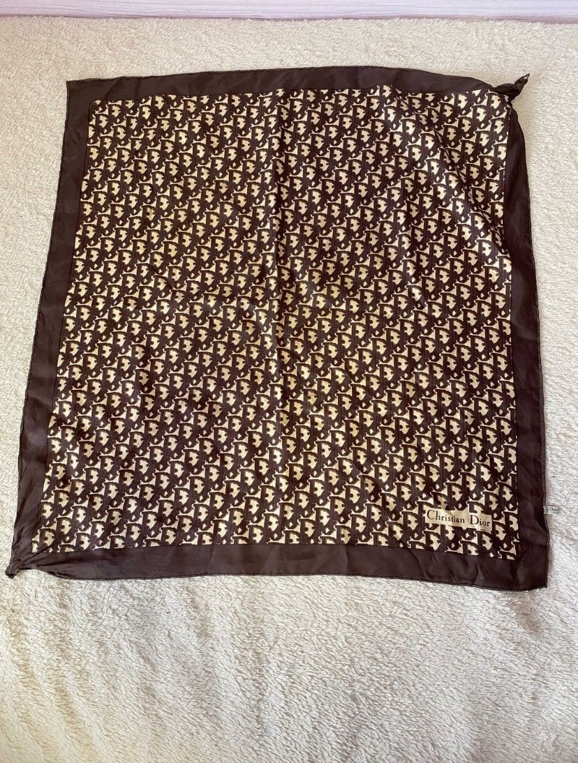 Christian Dior Monsieur × Vintage Christian Dior monsieur scarf silk vintage monogram Size ONE SIZE - 1 Thumbnail