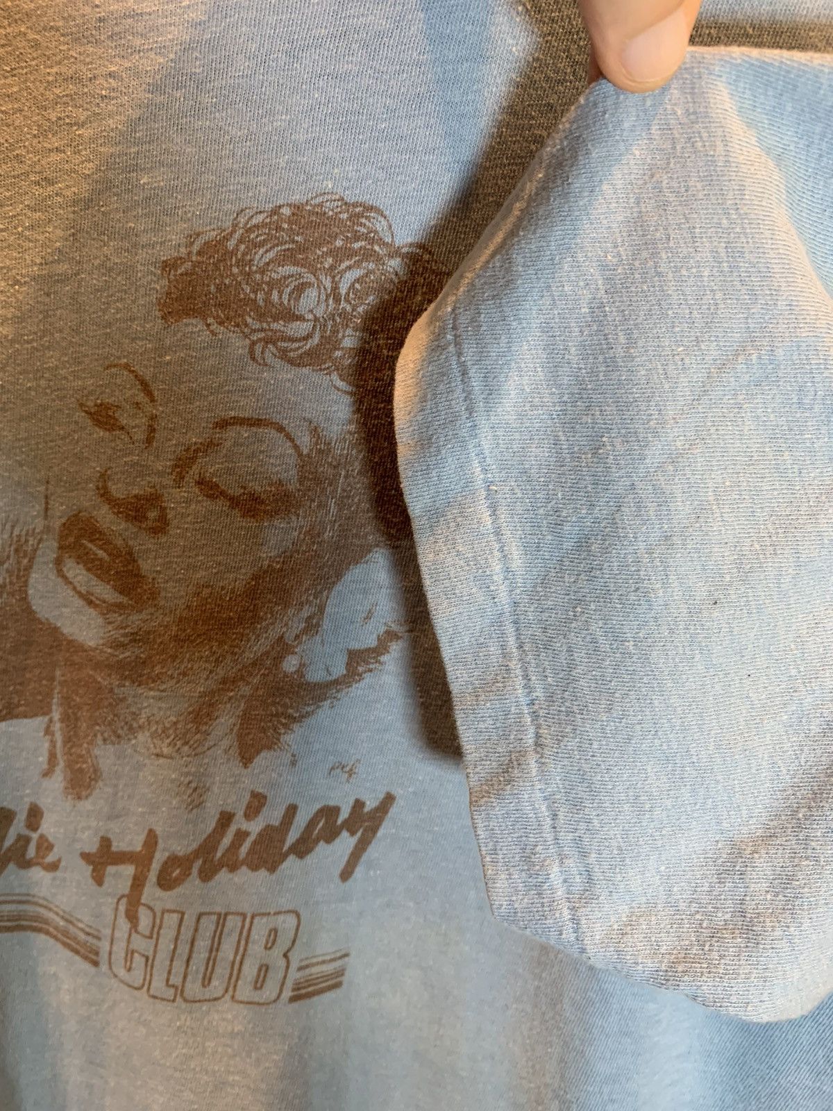 *RARE* Vintage 80’s Billie Holiday Jazz Club Art T-Shirt XL