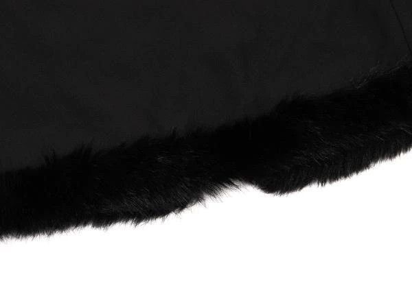 Other Comme Des Garcons size M Black Retro Furry Design Skirt Size 24" / US 00 / IT 34 - 7 Thumbnail