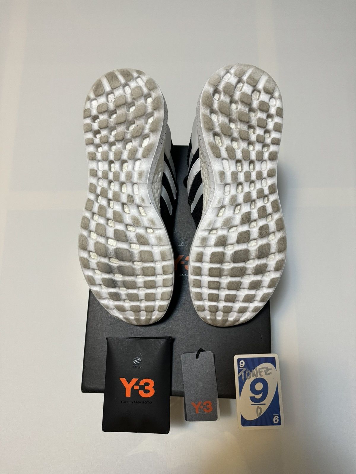 Adidas × Yohji Yamamoto Adidas Y-3 Pureboost ZG Knit - Black Size US 9.5 / EU 42-43 - 6 Thumbnail