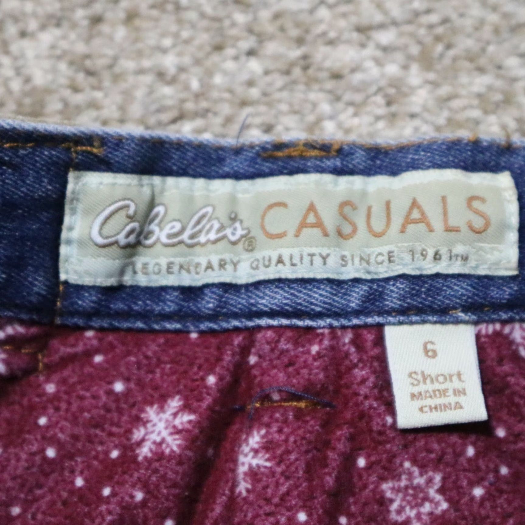 Vintage Cabela's Pants - Pants - Women - Adult Size 6 - Blue - 31" Inseam - Casual Outdoor Twill Chino Stretch Jeans Style Size 28" / US 6 / IT 42 - 3 Thumbnail