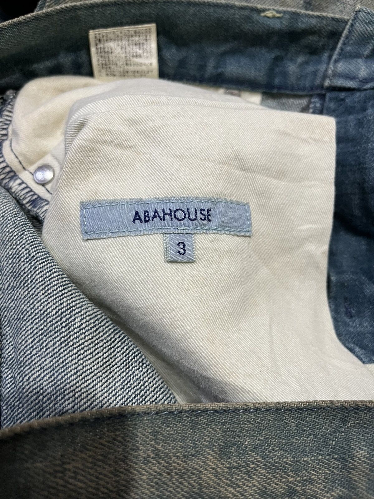 ABAHOUSE Abahouse archive liner leather flared jeans Size US 33 - 6 Thumbnail