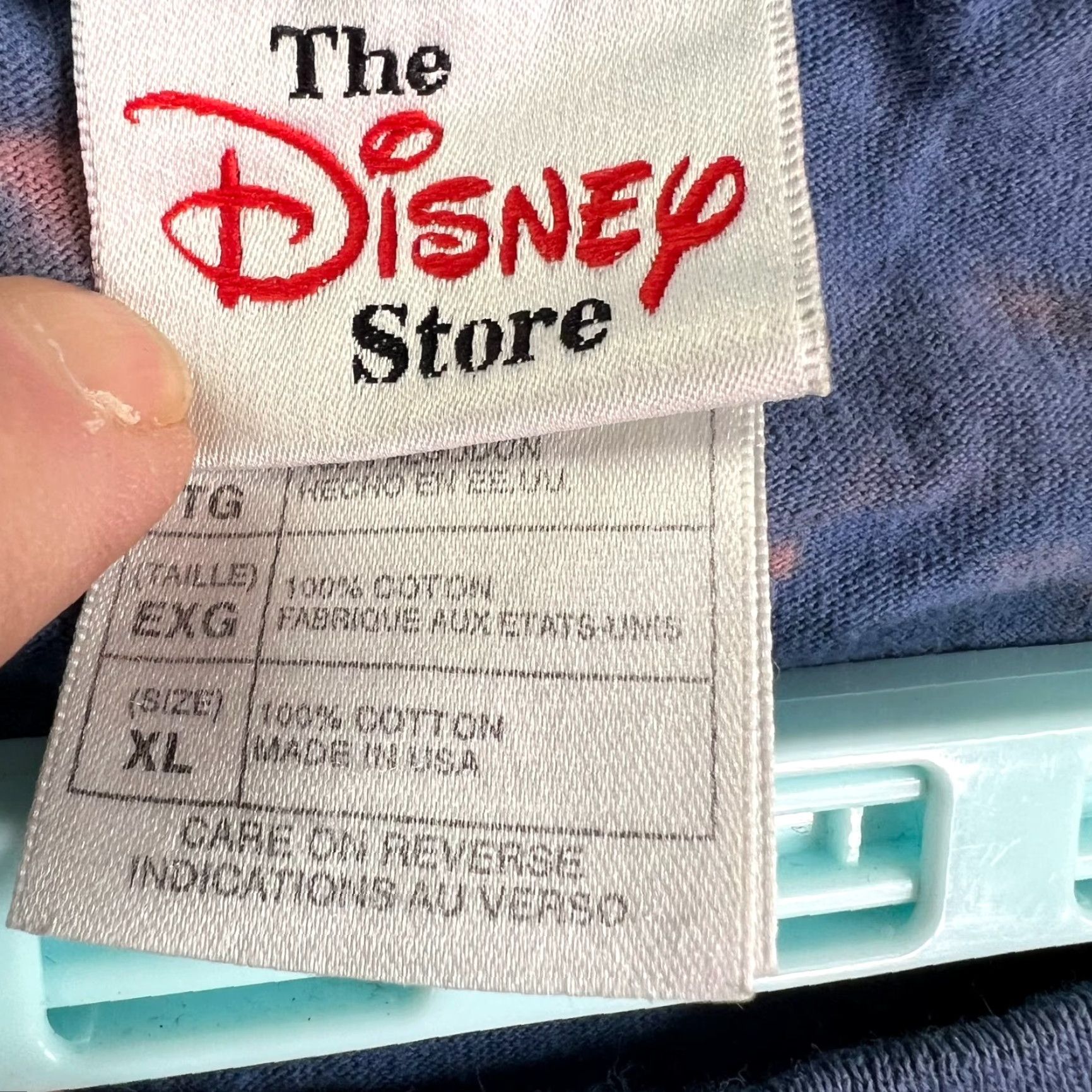 Vintage VINTAGE Disney Tigger T-Shirt Adult 2XL Blue Graphic Print 90s Cartoon USA Mens Size US XXL / EU 58 / 5 - 4 Thumbnail