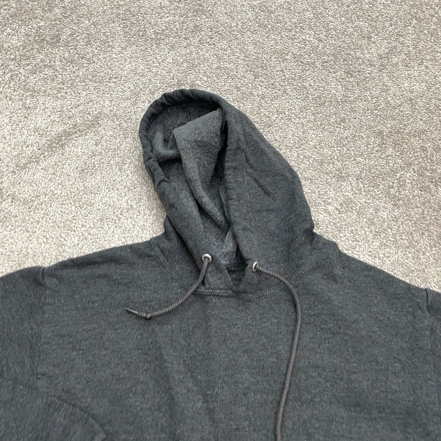 Fruit Of The Loom Fruit of the Loom Pullover Hoodie Womens Small Gray Fleece Drawstring Logo Size S / US 4 / IT 40 - 2 Thumbnail
