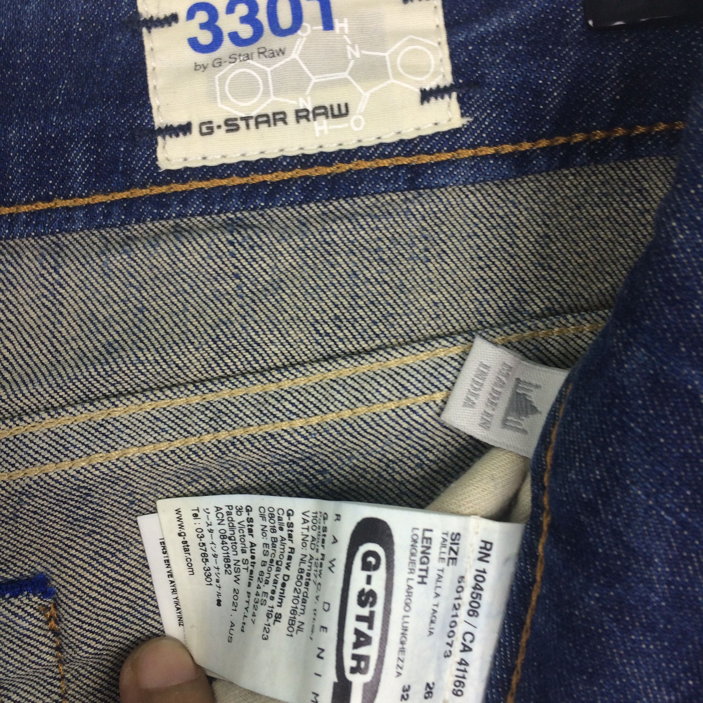 G-Star X23 G-STAR RAW 3301 SKINNY JEANS W29 Size US 29 - 4 Thumbnail