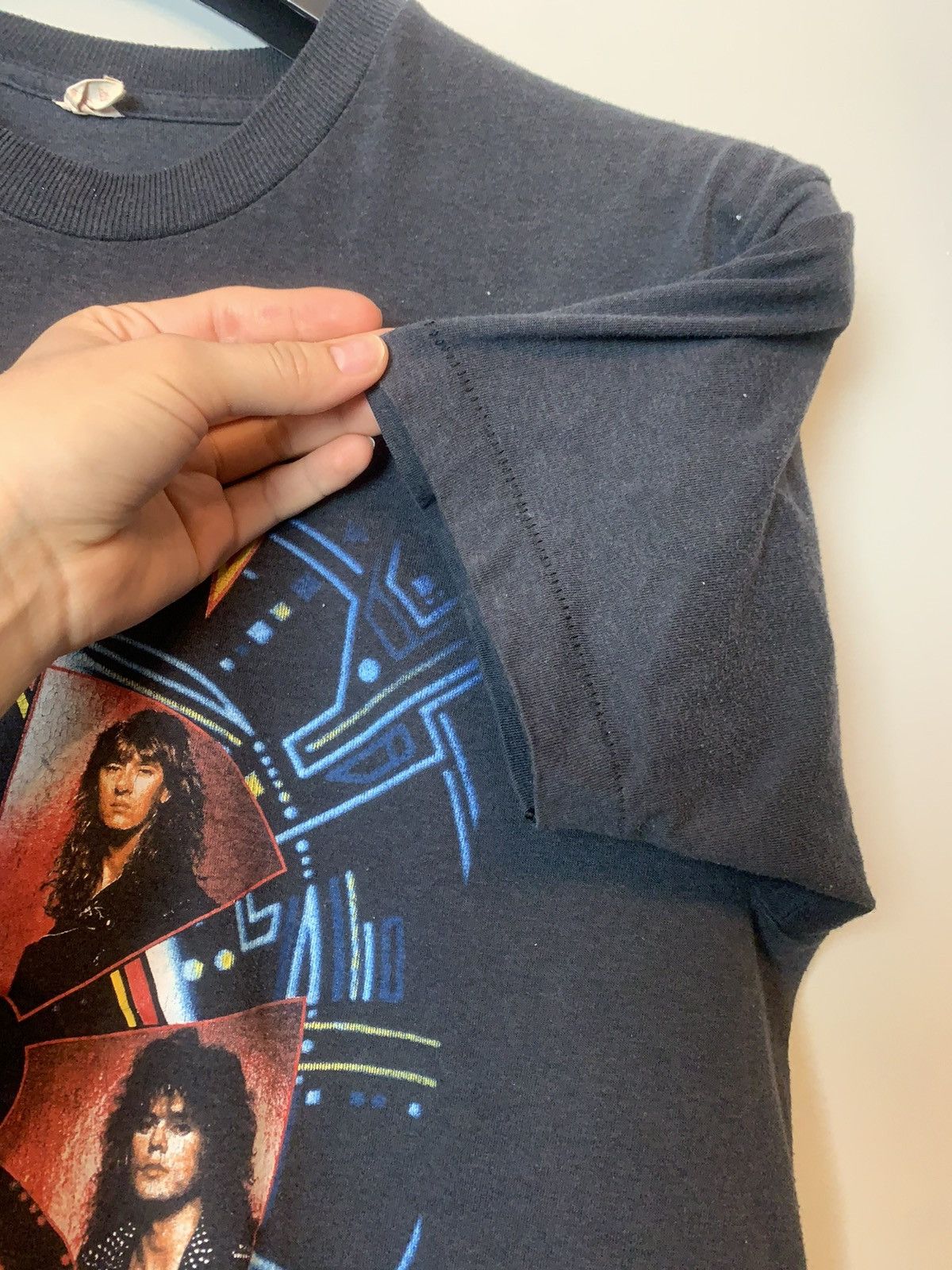 Band Tees × Def Leppard × Vintage VINTAGE 1988 DEF LEPPARD HYSTERIA RARE TEE T SHIRT Size US S / EU 44-46 / 1 - 5 Thumbnail