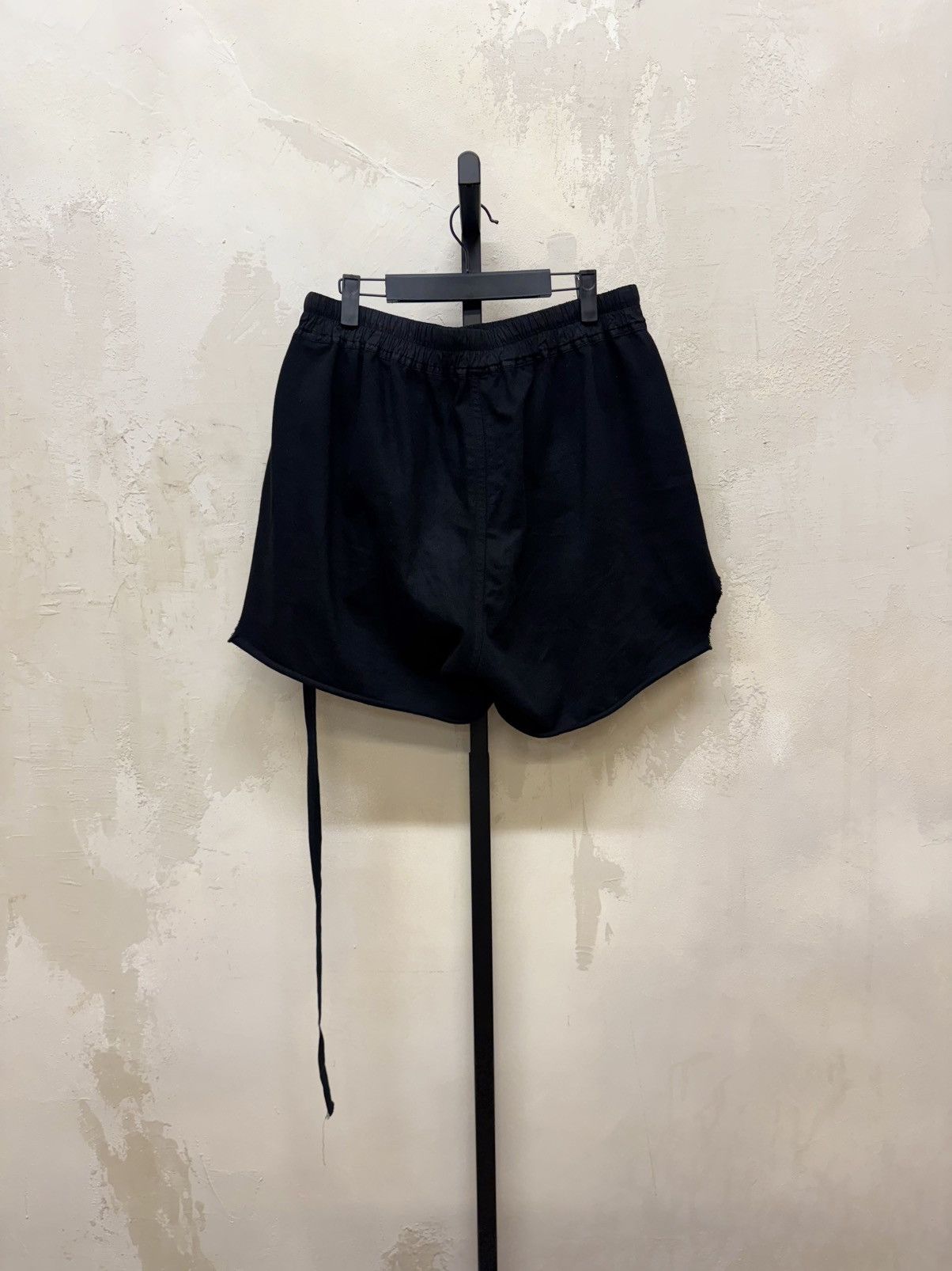 Rick Owens Drkshdw DRAWSTRING BLACK MILK CROPPED SHORTS JOGGERS DRKSHDW POD Size US 31 - 2 Thumbnail