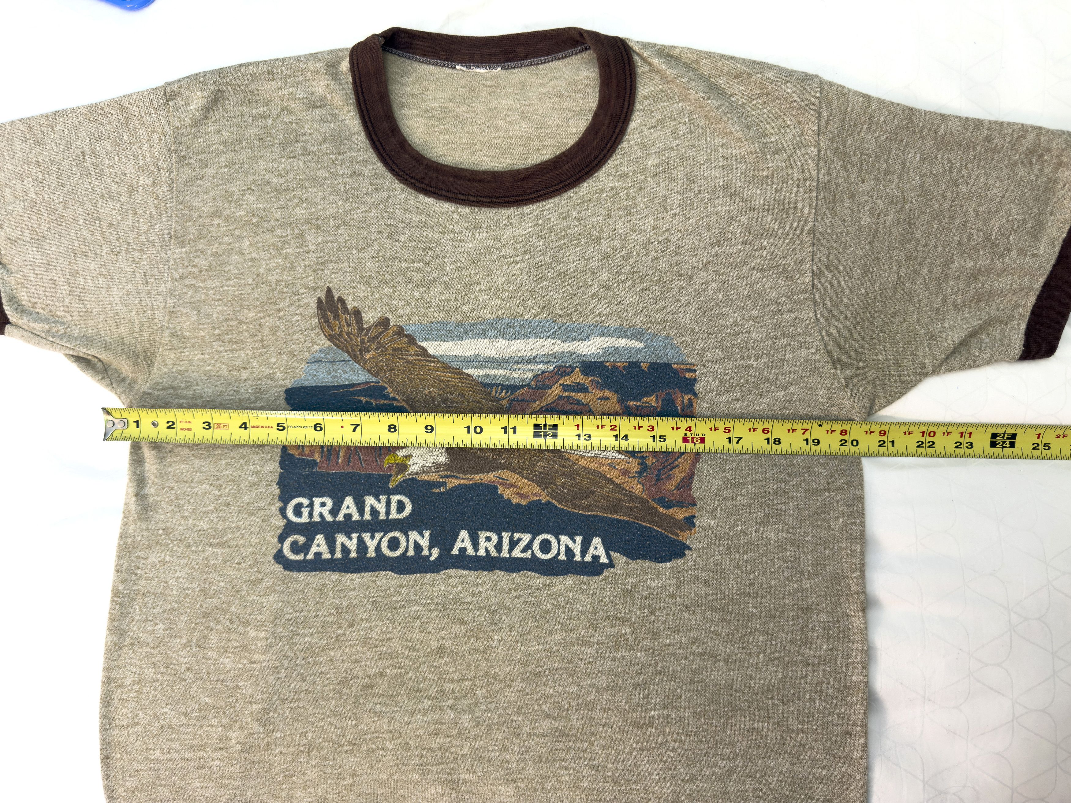 Other Vintage Grand Canyon Single Stitch Double Sided Ringer T Size US L / EU 52-54 / 3 - 7 Thumbnail