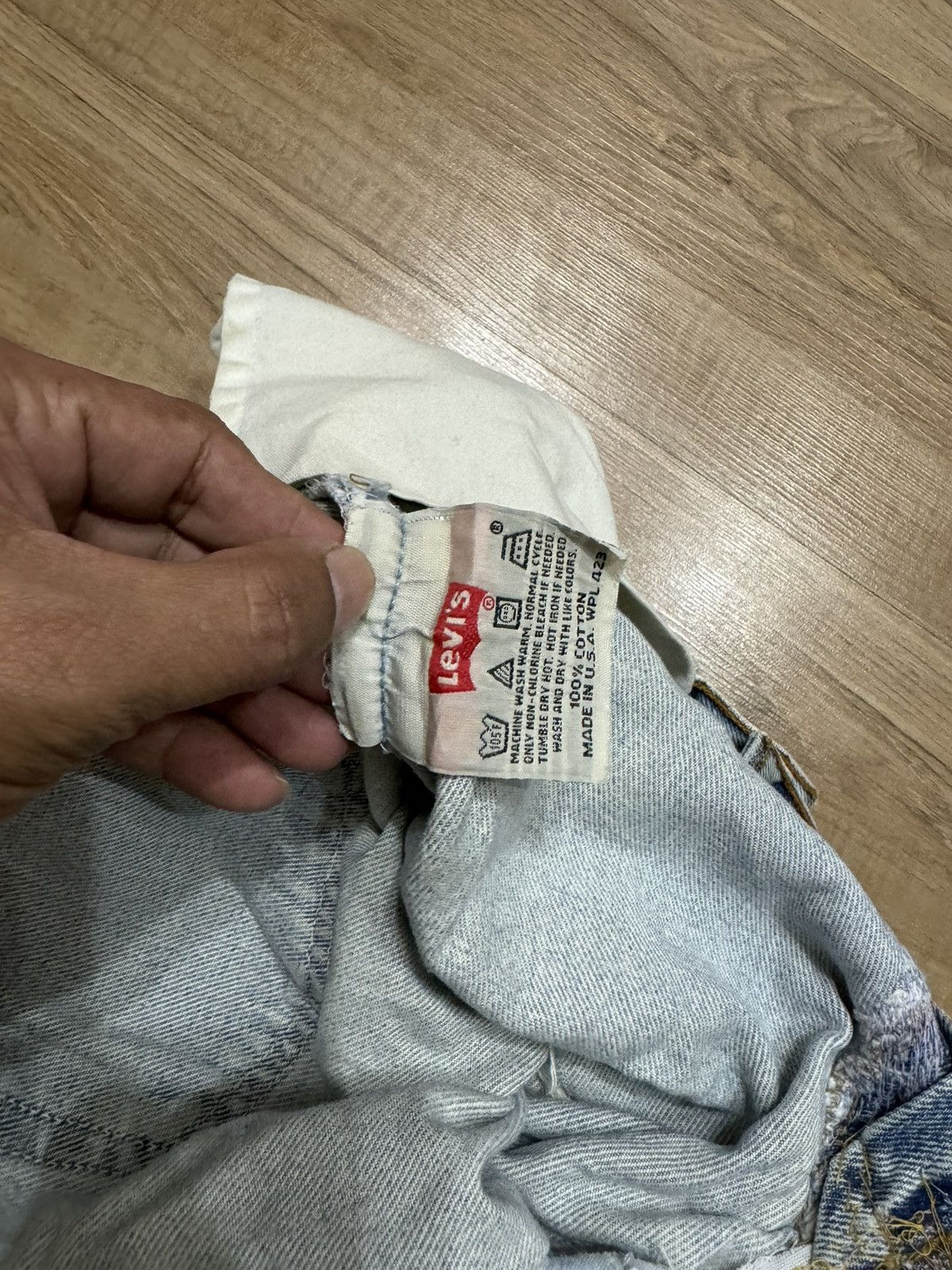 Levi's Vintage Dustress Levis 501 jeans Size US 32 / EU 48 - 3 Thumbnail